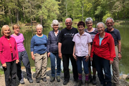 Gruppenbild der 1. Etappe