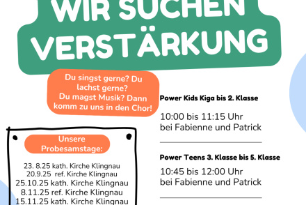 Kinderchor Flyer 2025